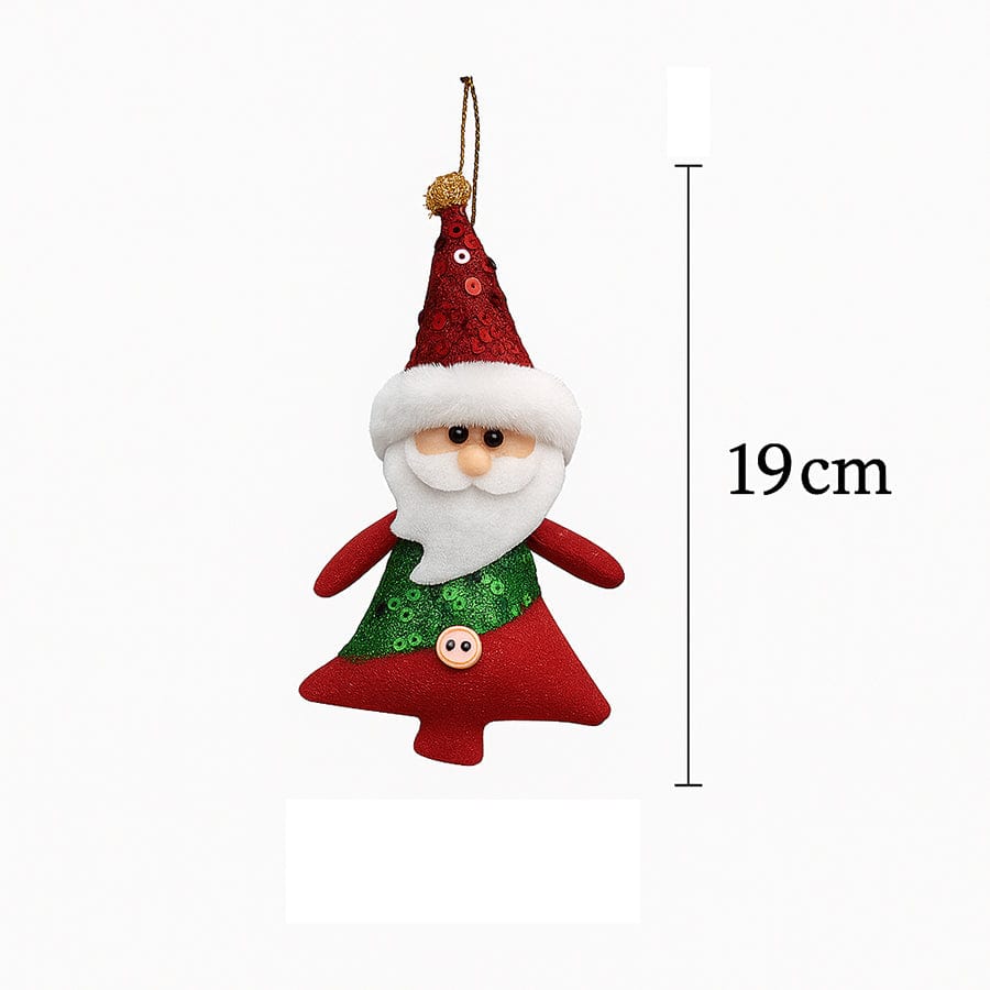 Pexie Hanging Santa 19cm