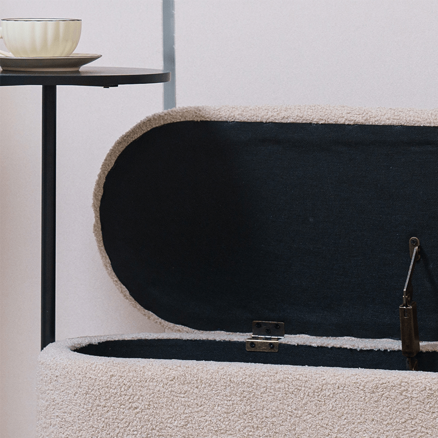 Pria Bench with Table & Storage