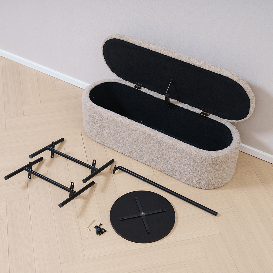 Pria Bench with Table & Storage