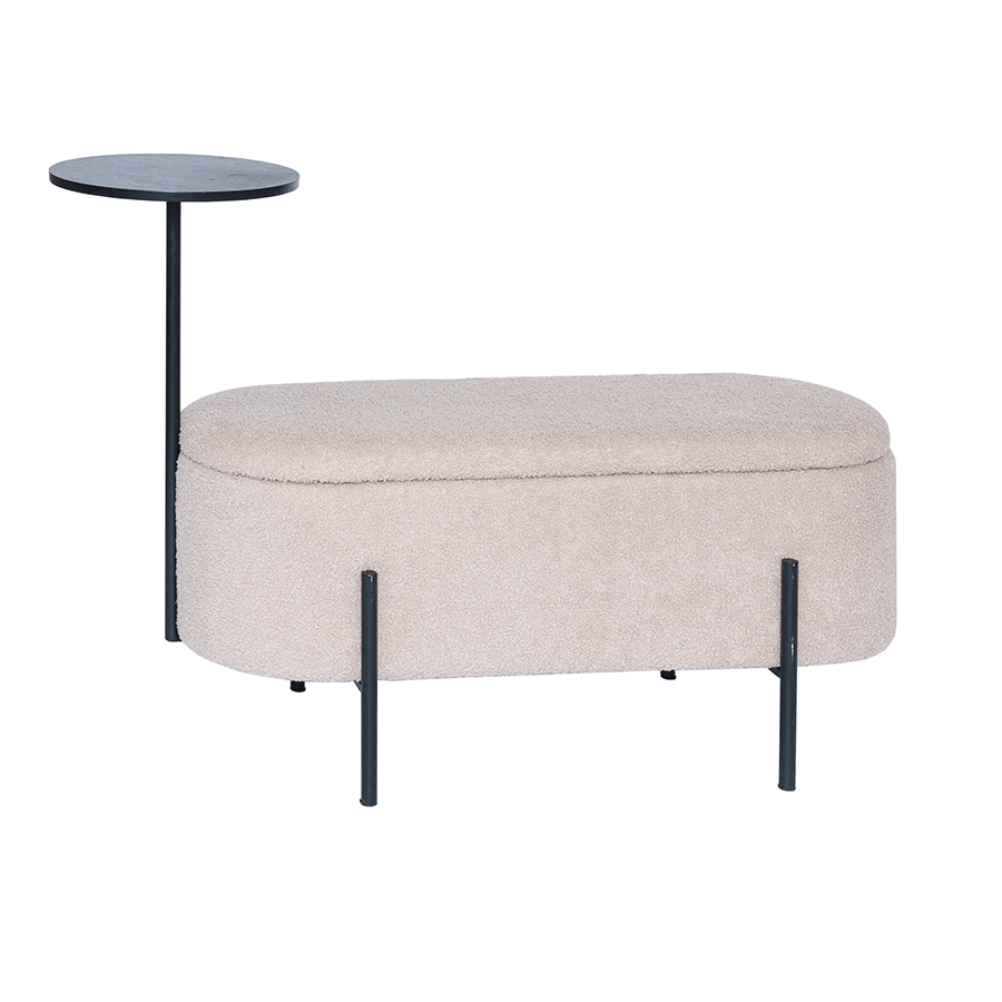 Pria Bench with Table & Storage