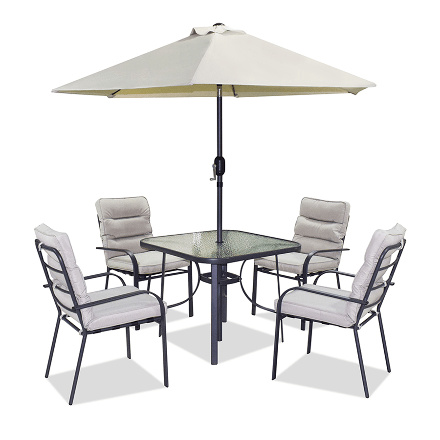 MORE PRIMROSE OPTIONS Primrose Outdoor 4 Seater Dining Primrose Outdoor 4 Seater Dining Gray Mandaue Foam