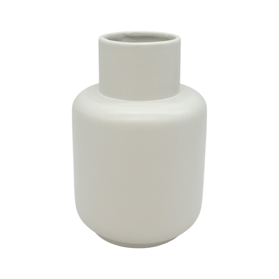 Primru White Ceramic Vase