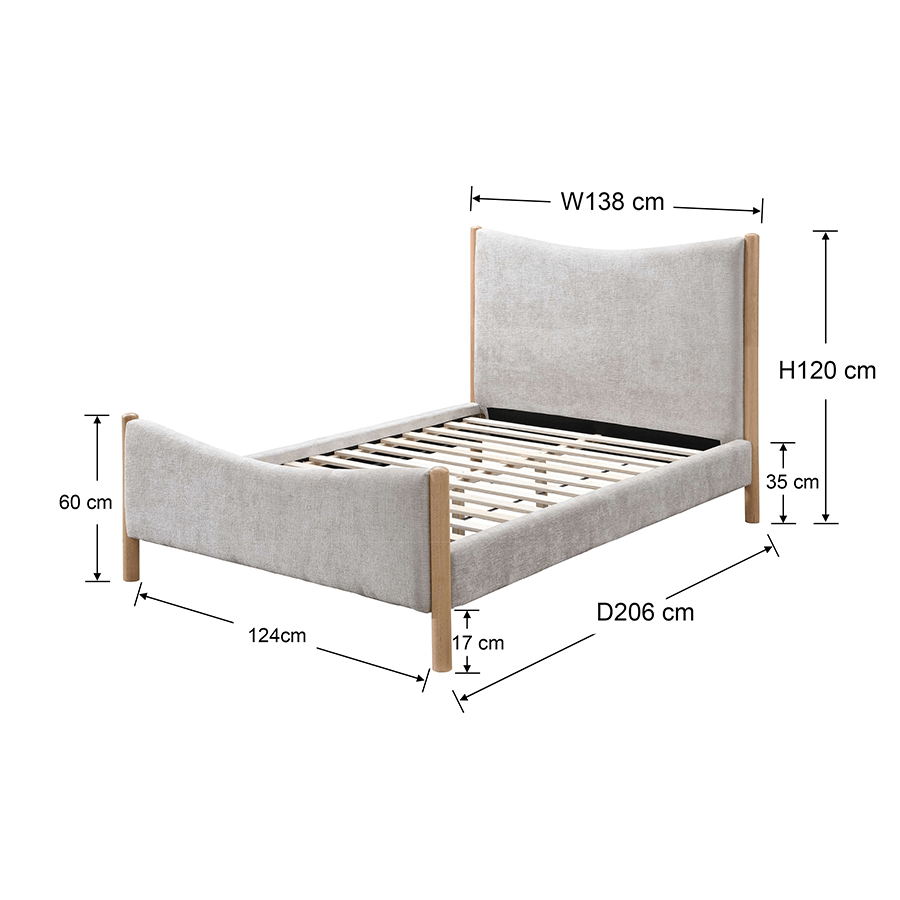 #size_Semi-Double Bed 48x75 inches