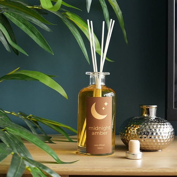 Round Amber Reed Diffuser Reed Diffuser 300ml - Midnight Amber
