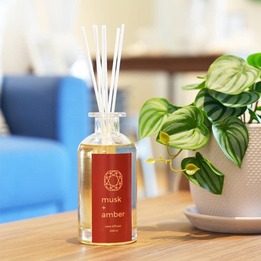 Reed Diffuser 300ml - Musk + Amber