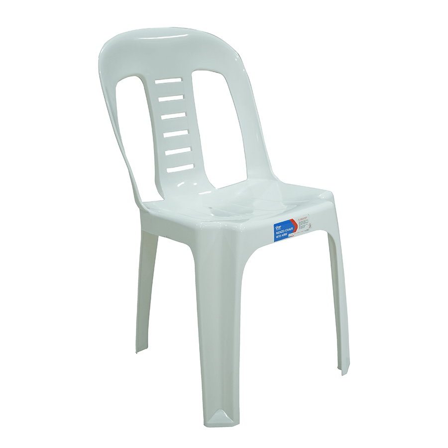 Renzo Chair without Arm Renzo Chair without Arm White Mandaue Foam