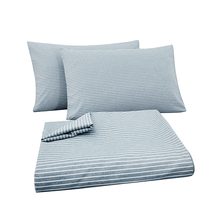 MORE STRIPE STARDEW LINEN OPTIONS Reversible Stripe Stardew 3pc Sheet Set Reversible Stripe Stardew 3pc Sheet Set Mandaue Foam