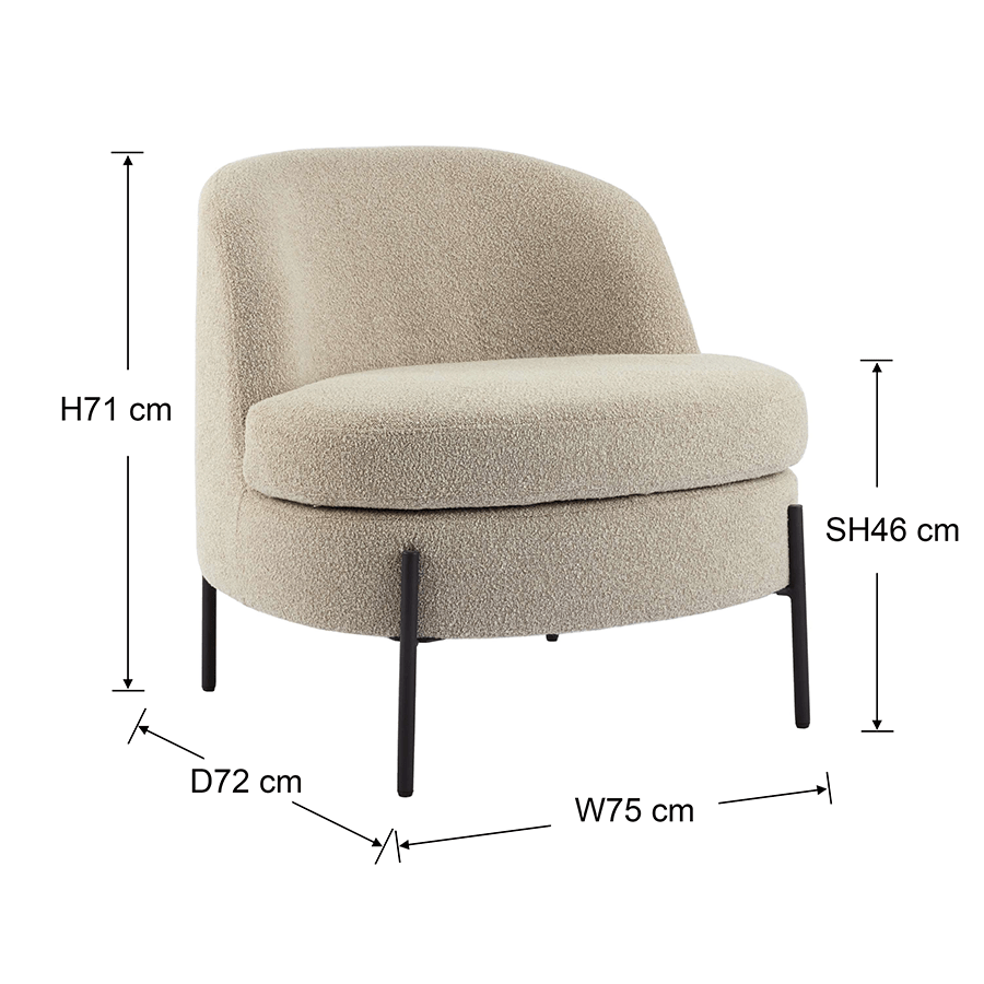 Rhea Slipper Chair