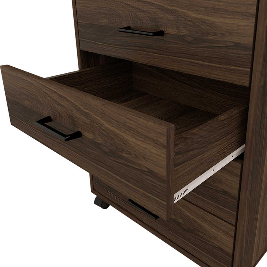 MORE RHYS OPTIONS Rhys Tall 4 Drawer with Door Pedestal Rhys Tall 4 Drawer with Door Pedestal Mandaue Foam