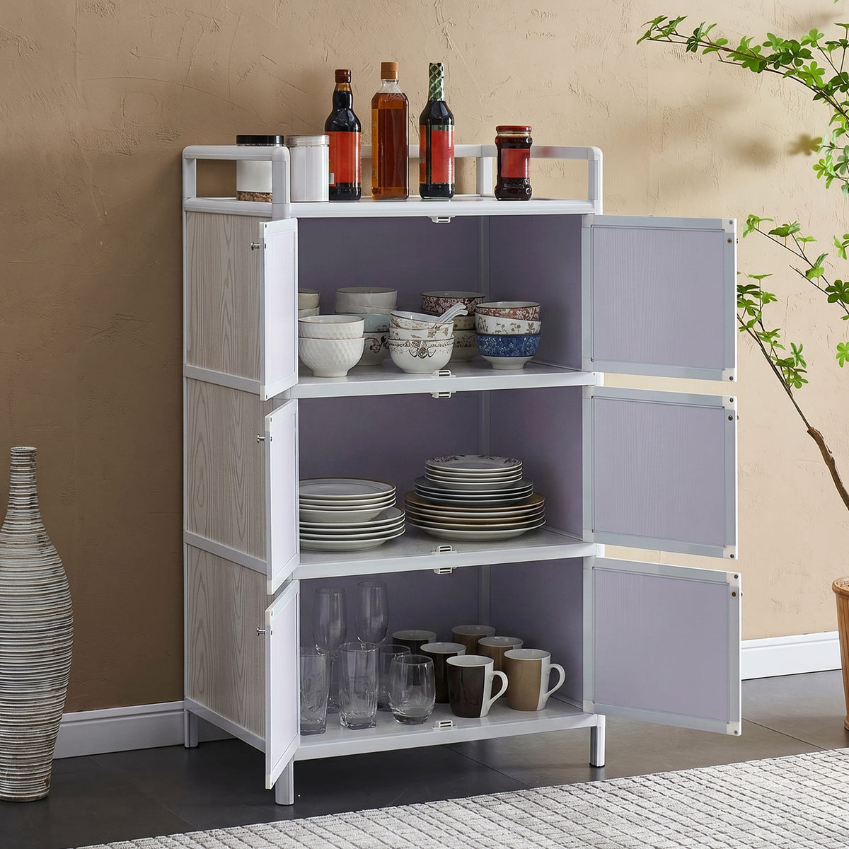 Ricci 6 Doors Kitchen Cabinet