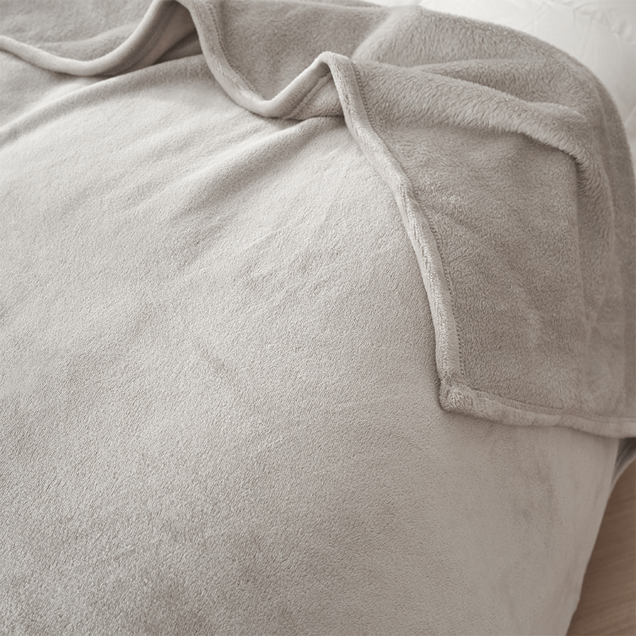 MORE RION OPTIONS Rion Plain Bedspread - Gray Rion Plain Bedspread - Gray Mandaue Foam