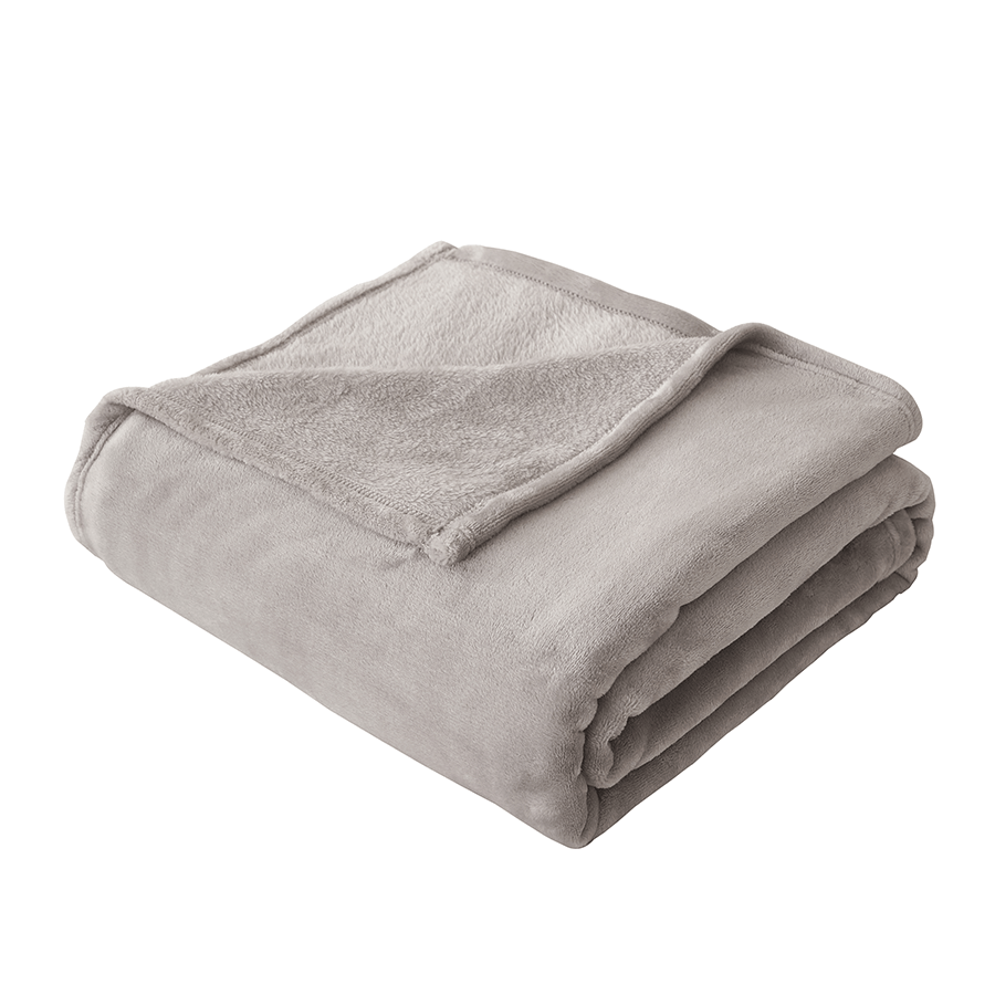 MORE RION OPTIONS Rion Plain Bedspread - Gray Rion Plain Bedspread - Gray Mandaue Foam