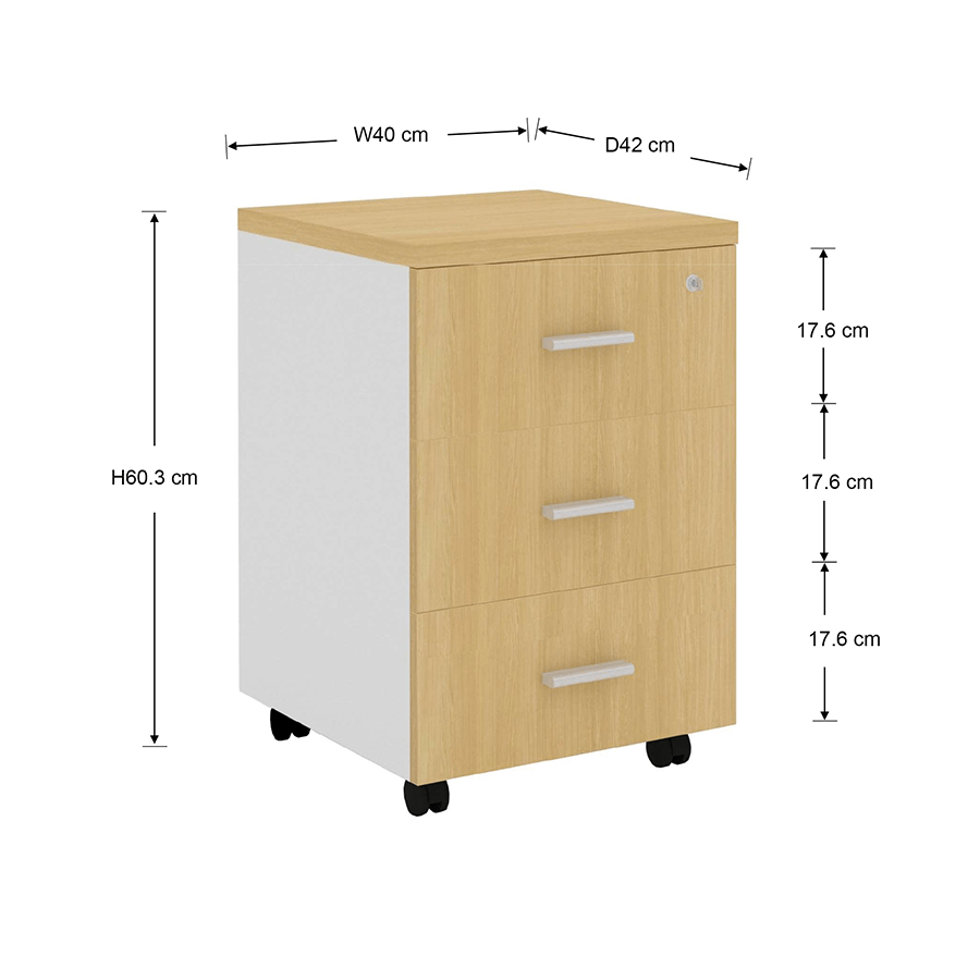 MORE ROLLINS OPTIONS Rollins 3 Drawer Mobile Pedestal Rollins 3 Drawer Mobile Pedestal Mandaue Foam