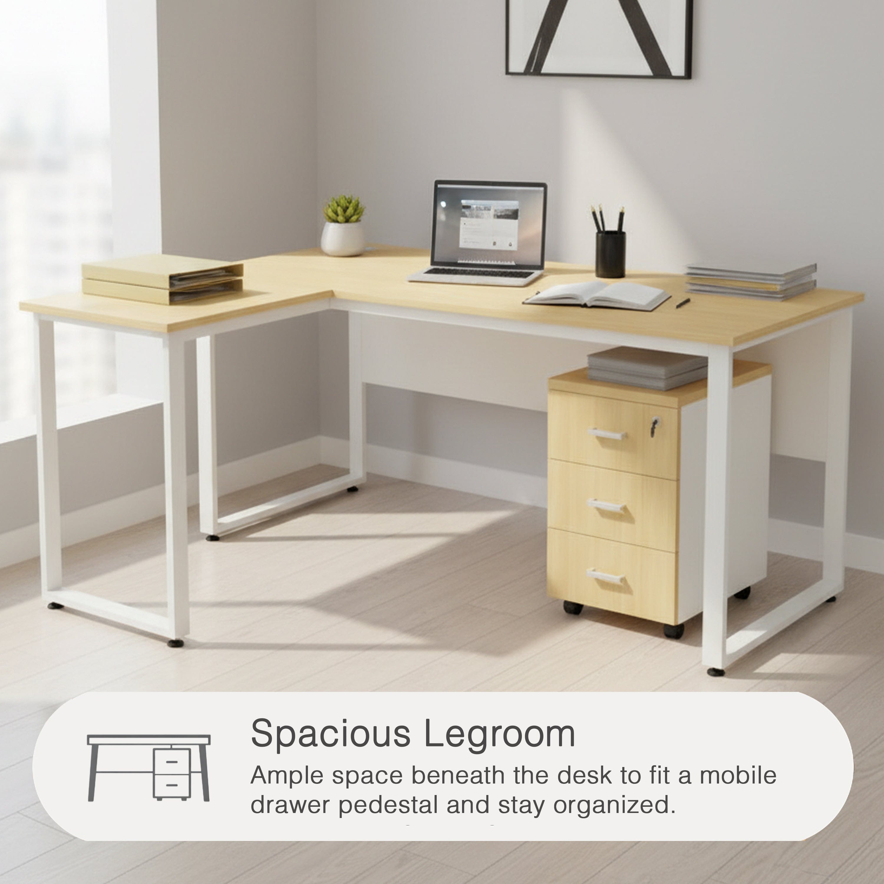 Rollins Left or Right L-shape Desk