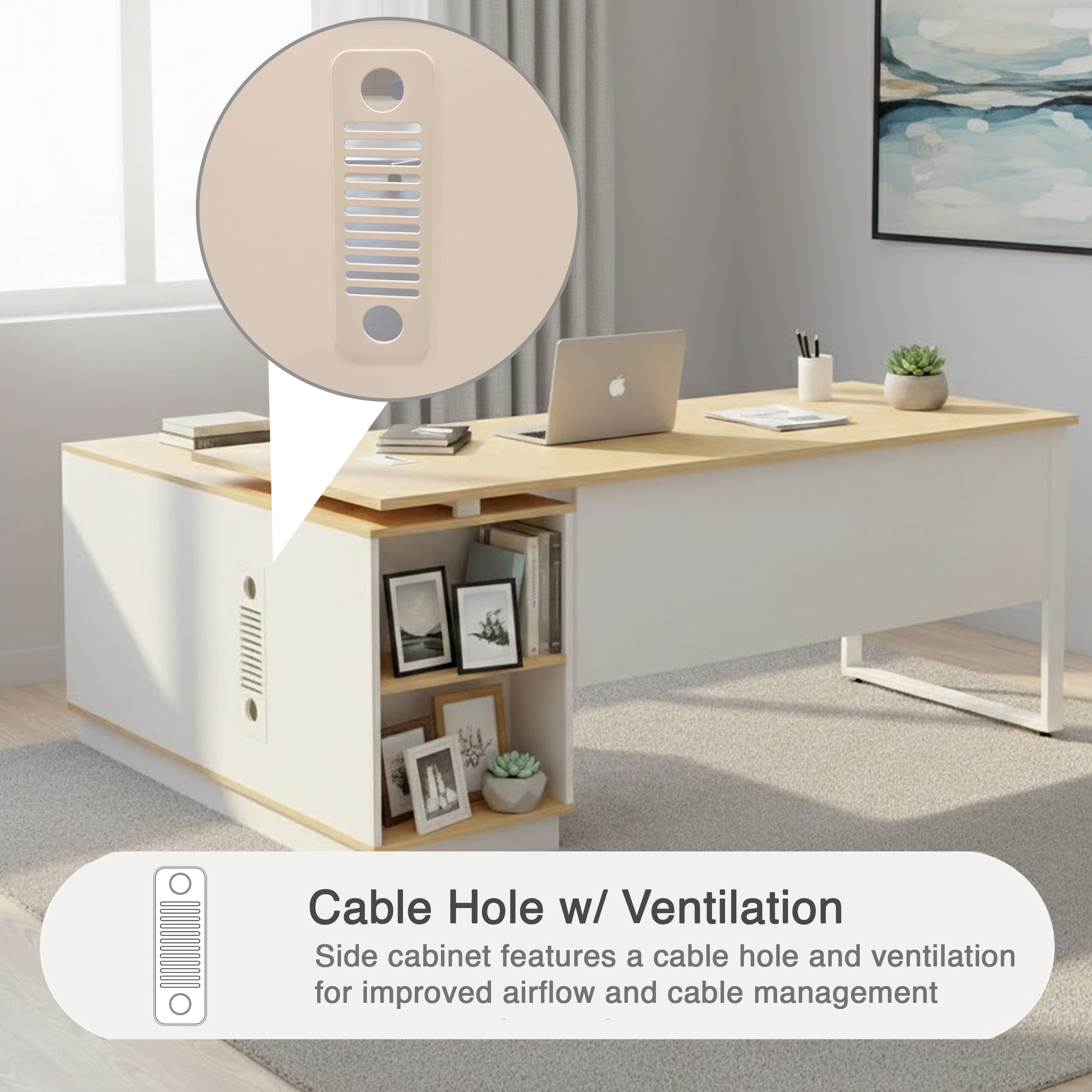 Rollins Left/Right Executive Desk