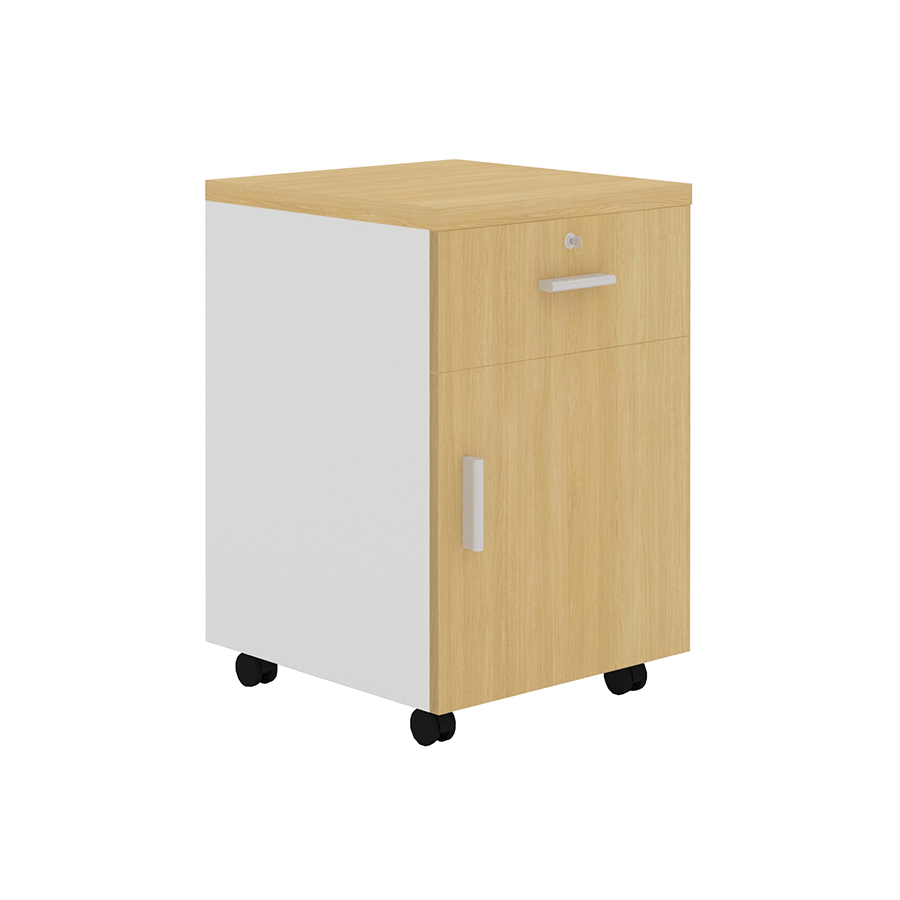 MORE ROLLINS OPTIONS Rollins Mobile with 1 Door Pedestal Rollins Mobile with 1 Door Pedestal Oak Mandaue Foam