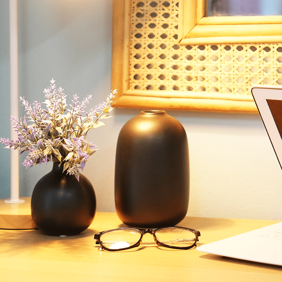 Royal Black Ceramic Vase Royal Black Ceramic Vase Mandaue Foam