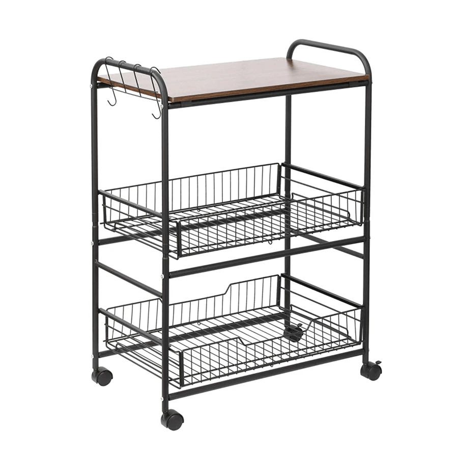 MORE RYDEN OPTIONS Ryden Wide Kitchen Trolley Ryden Wide Kitchen Trolley Walnut Mandaue Foam