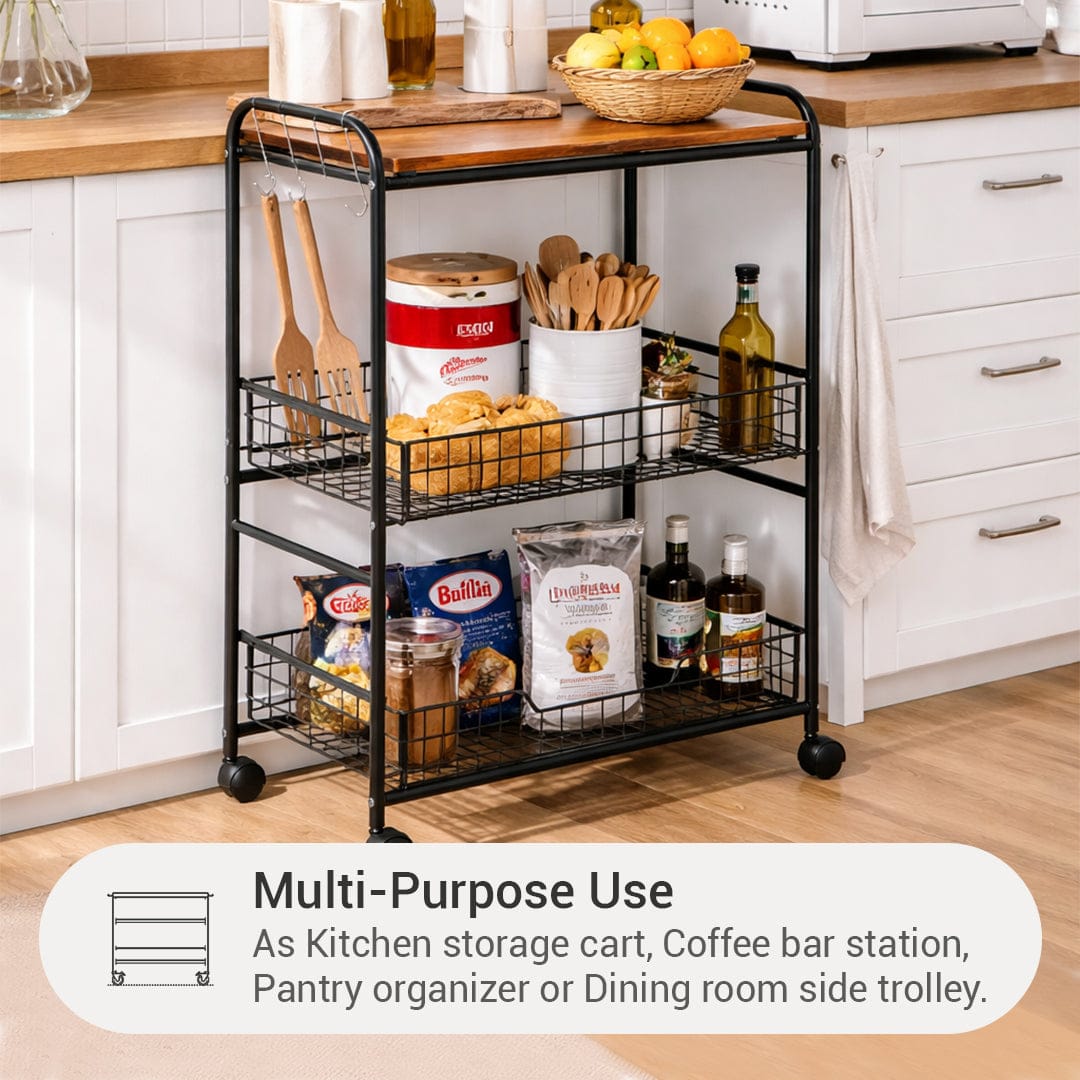 Ryden Wide Kitchen Trolley