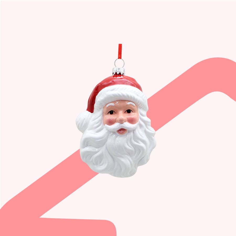 Santa Face Ornament