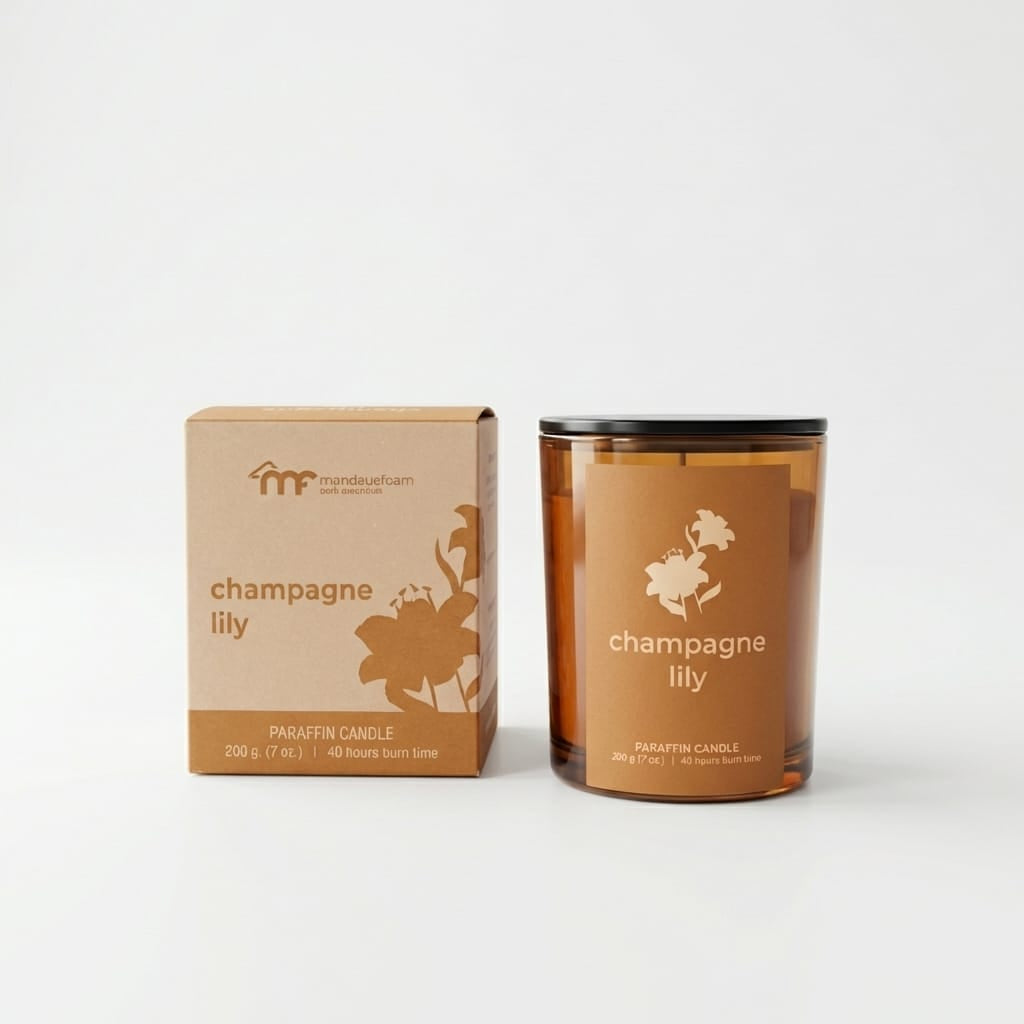 Scented Candle 200g - Champagne Lily