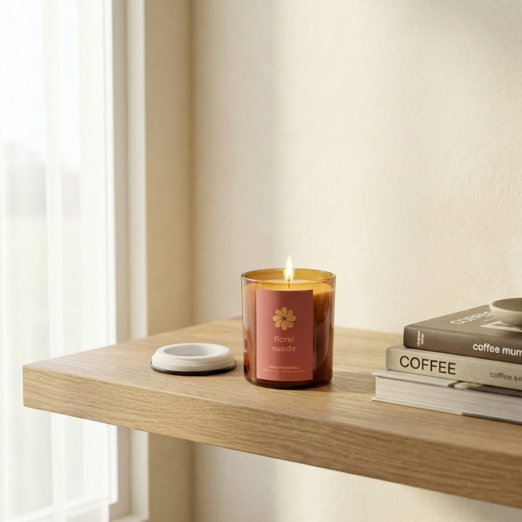 Scented Candle 200g - Floral Suede