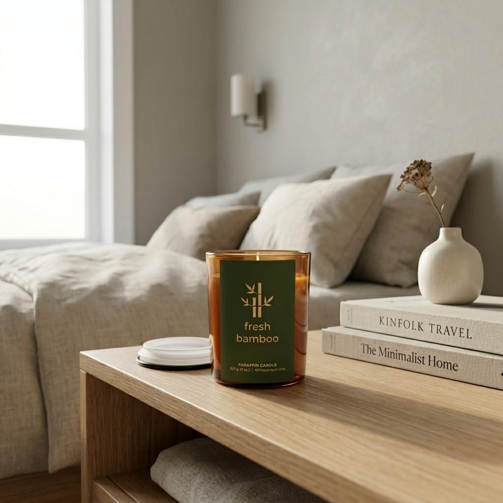 Scented Candle 200g - Fresh Bamboo