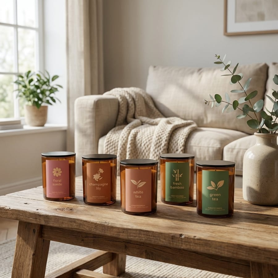 Scented Candle 200g - Fresh Bamboo