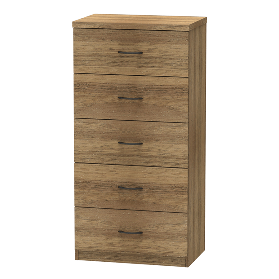 MORE SELENE OPTIONS Selene Chest of 5 Drawer Selene Chest of 5 Drawer Walnut Mandaue Foam