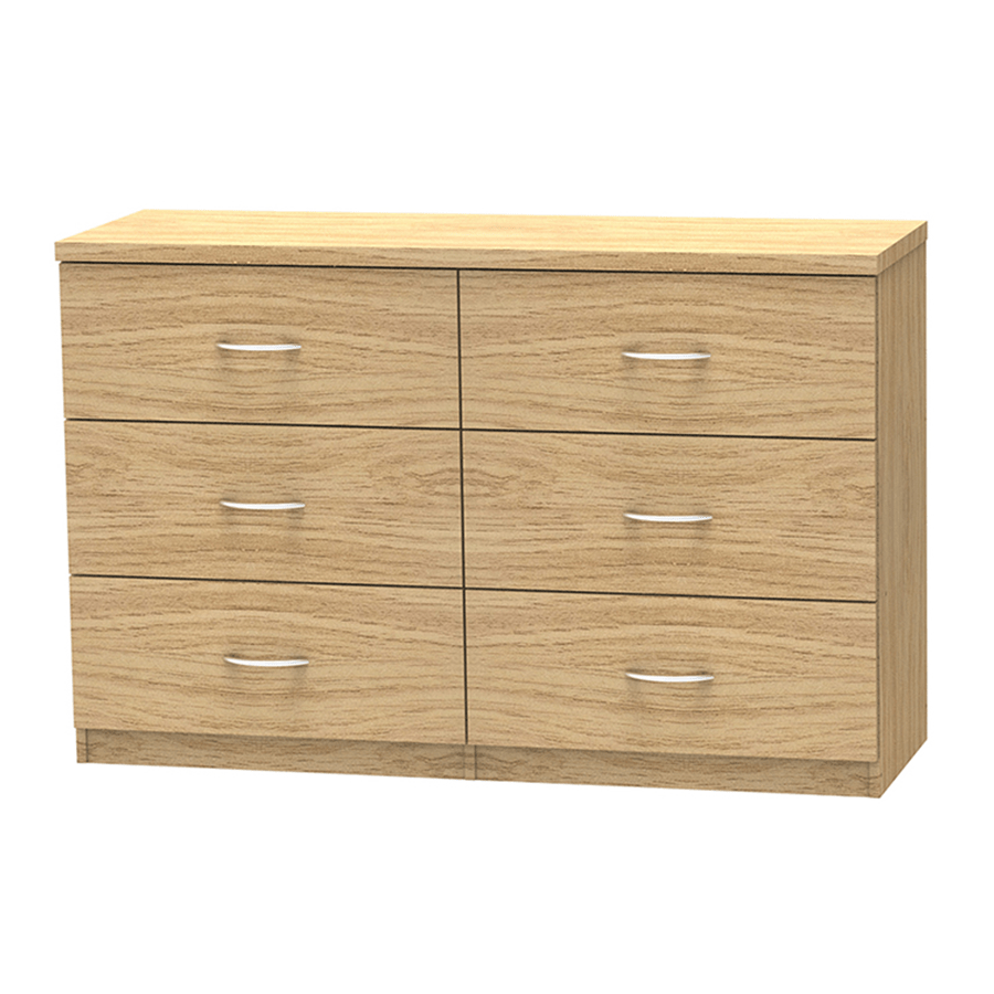 MORE SELENE OPTIONS Selene Chest of 6 Drawer Selene Chest of 6 Drawer Oak Mandaue Foam