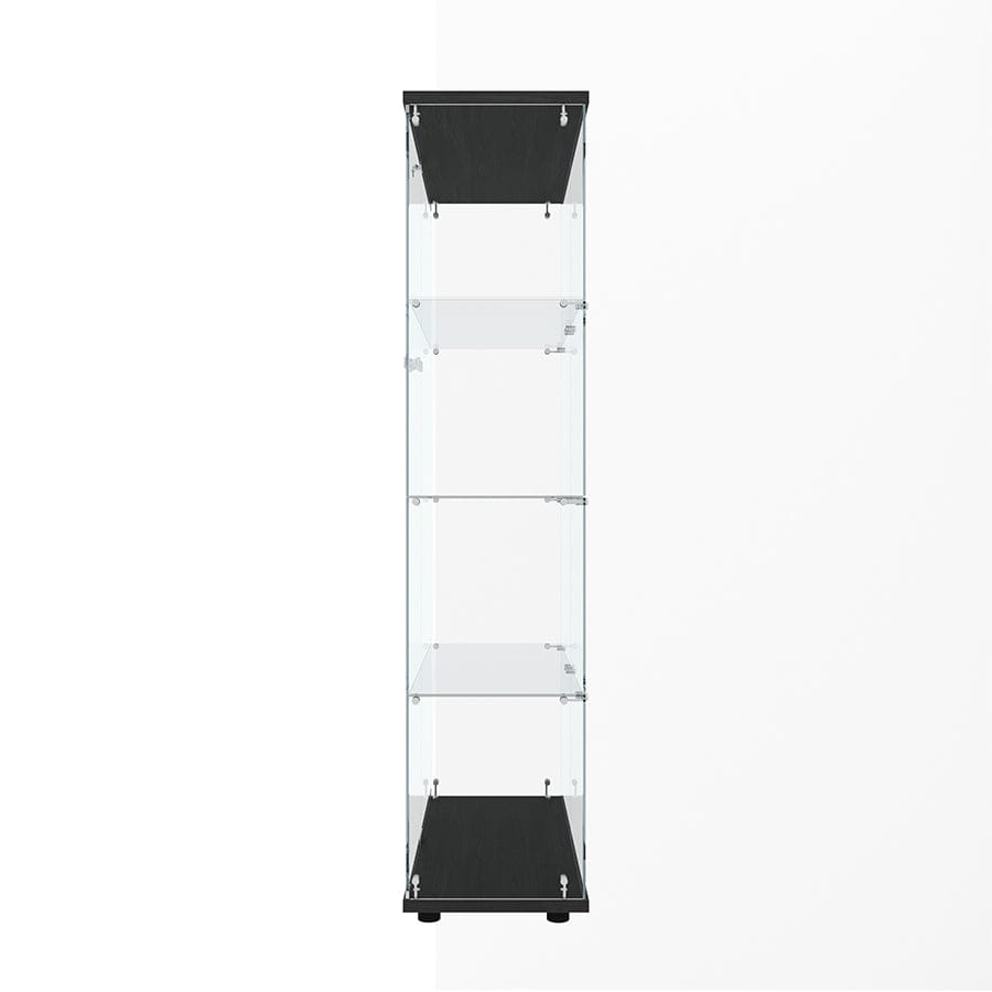 Serris 4 Tier 2 Door Glass Cabinet