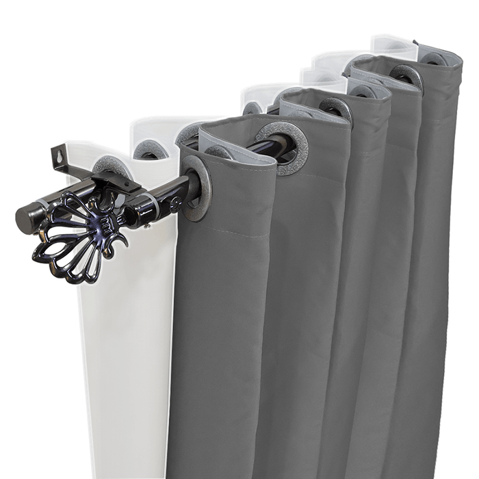 Sheela Double Curtain Rod Set