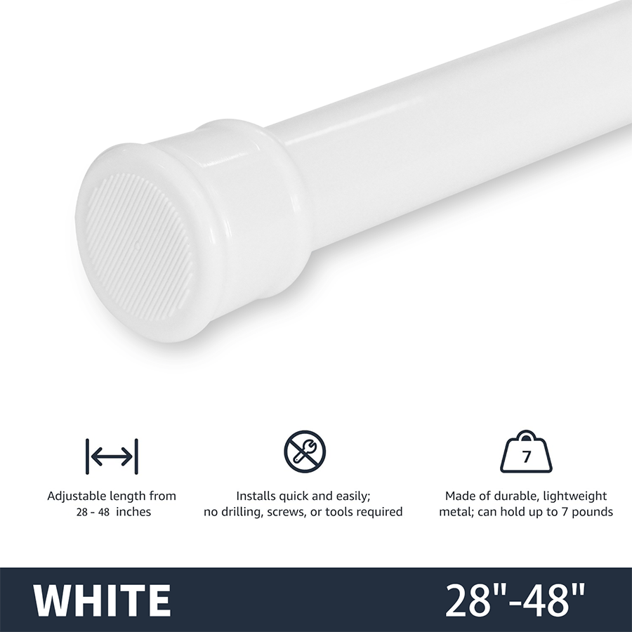 MORE SHOWER CURTAIN ROD OPTIONS Shower Curtain Tension Rod Shower Curtain Tension Rod Mandaue Foam