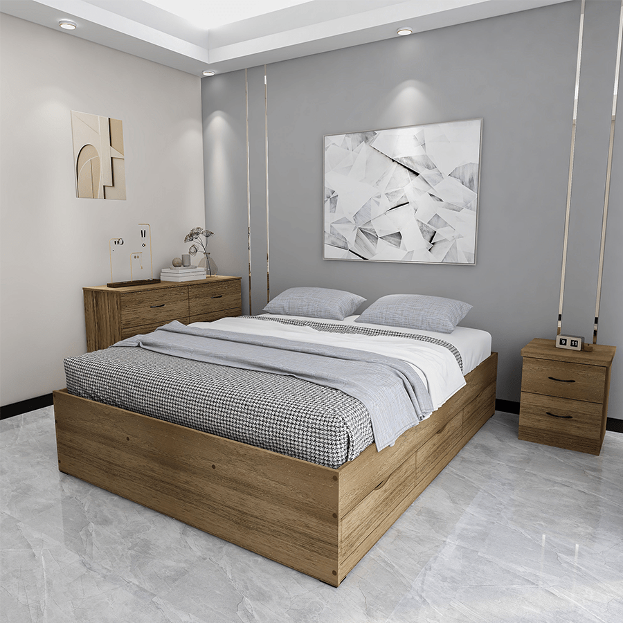#size_Queen Bed 60x75