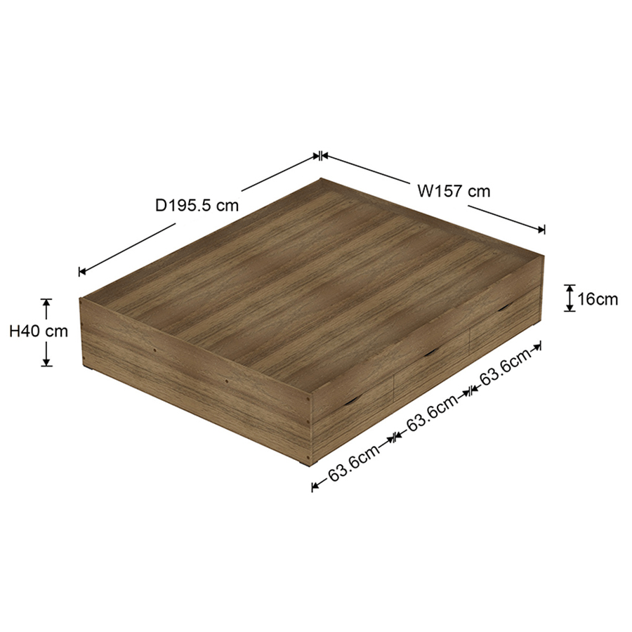 #size_Queen Bed 60x75