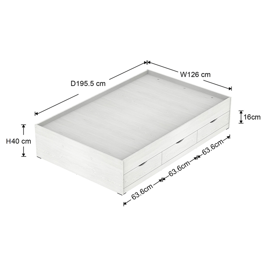 #size_Semi-Double Bed 48x75