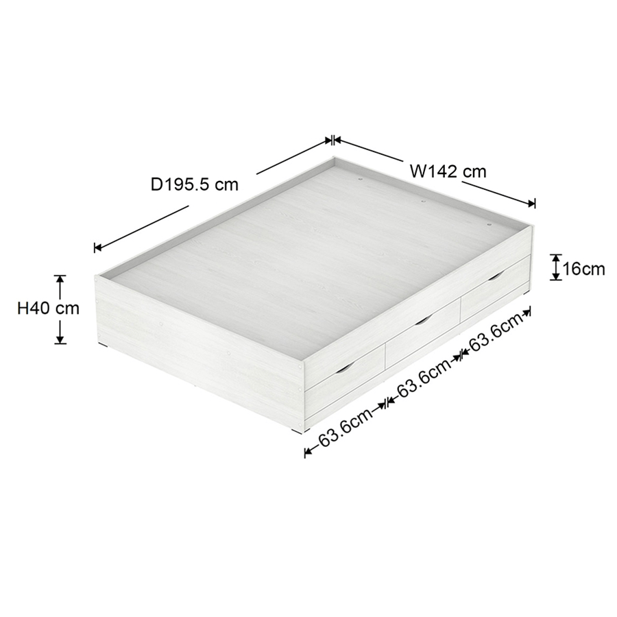 #size_Double Bed 54x75