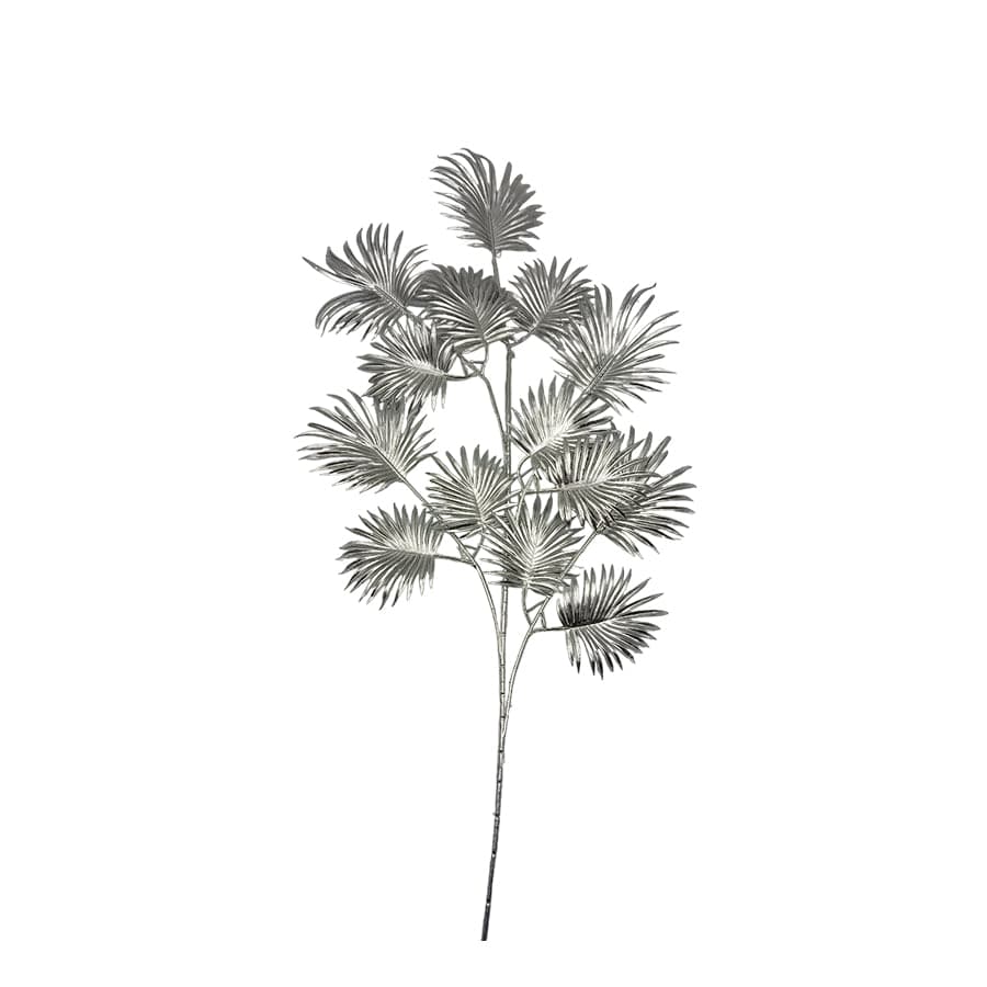 Silver Mini Palm Spray