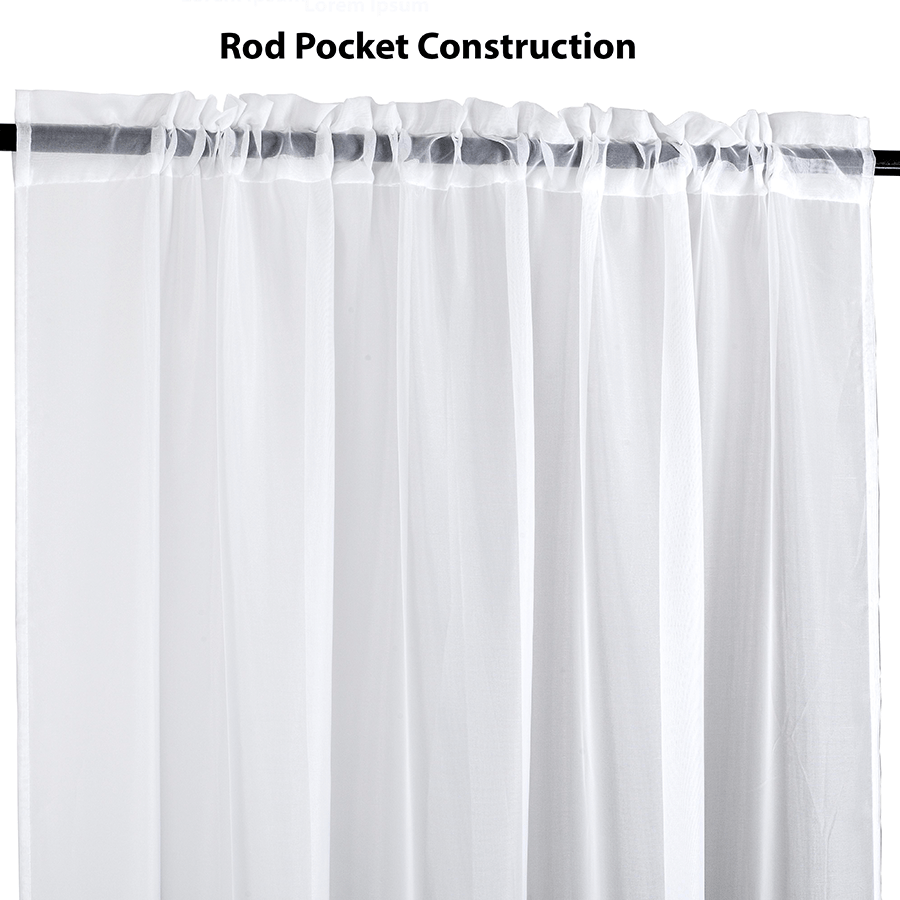 Sima Sheer Set of 2 Curtain