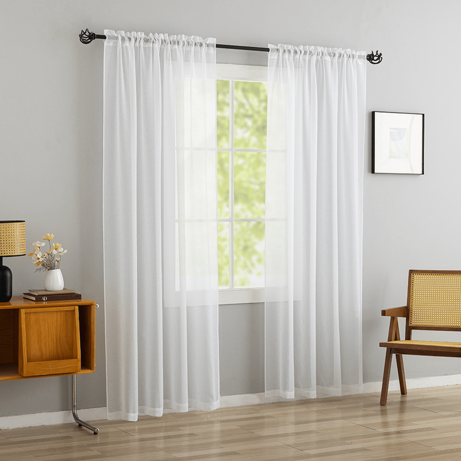 Sima Sheer Set of 2 Curtain