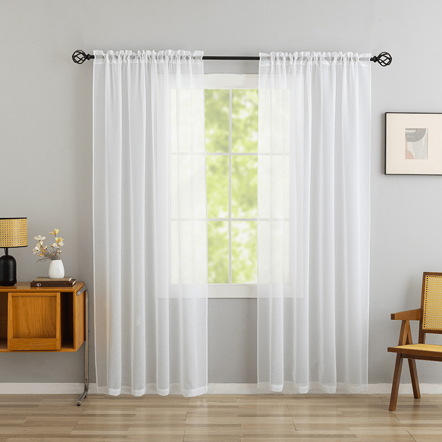 Sima Sheer Set of 2 Curtain