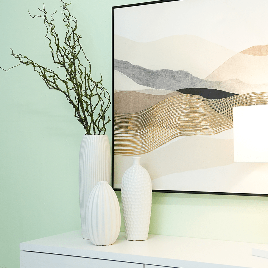 Slender Ceramic Vase Slender Ceramic Vase Mandaue Foam