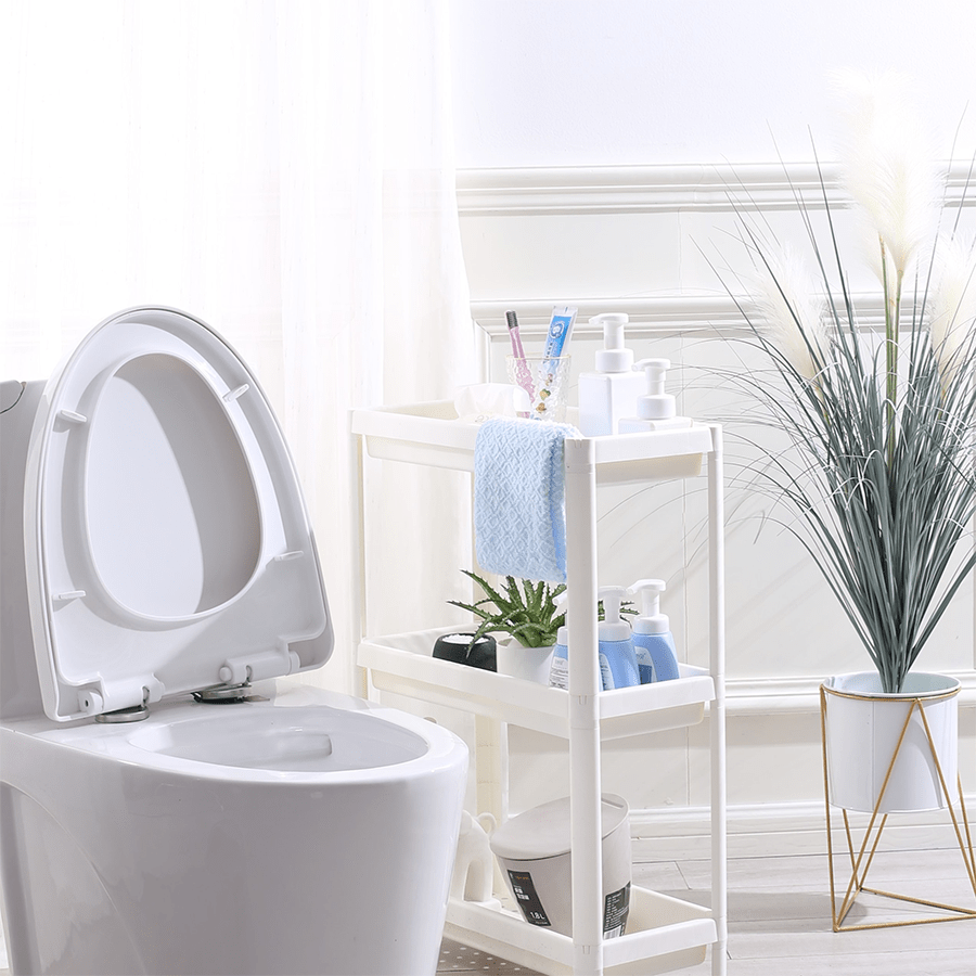 Slim 3-layer Plastic Trolley Slim 3-layer Plastic Trolley Mandaue Foam