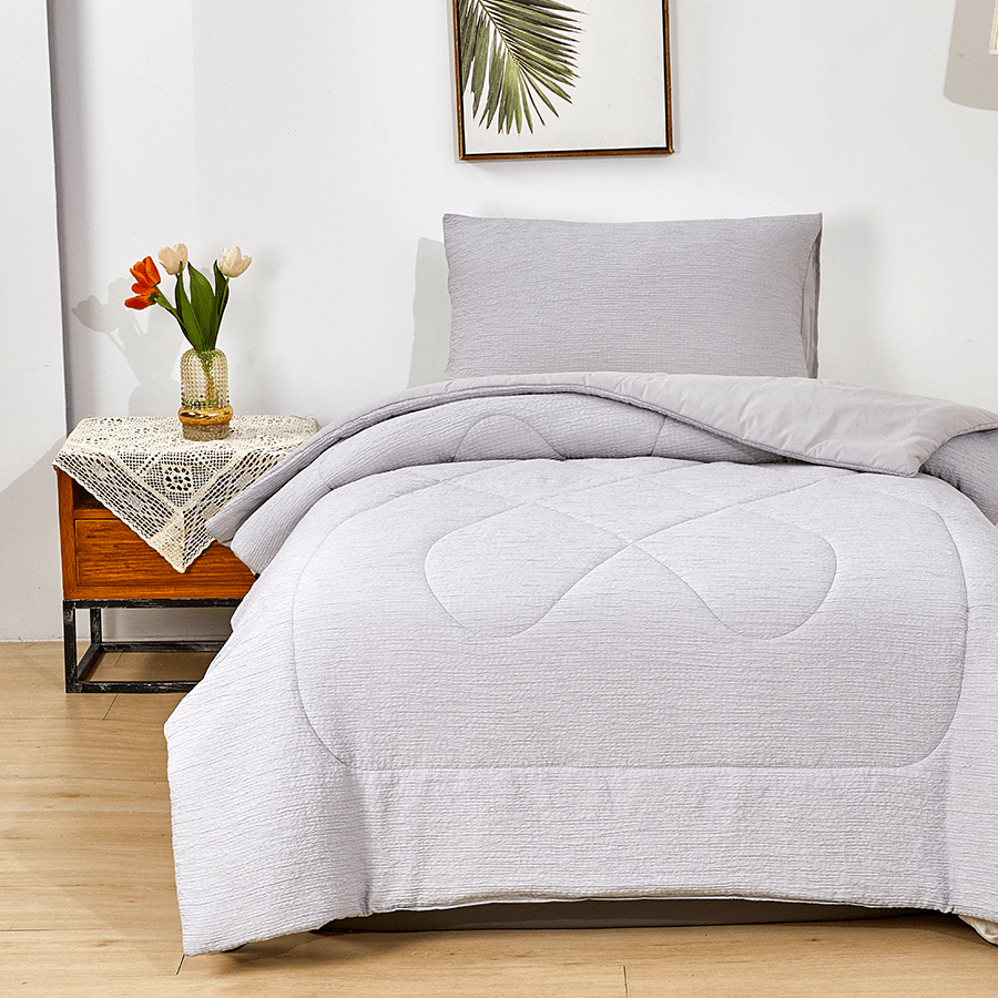 Soft Washed Textured Comforter Set Soft Washed Textured Comforter Set Mandaue Foam