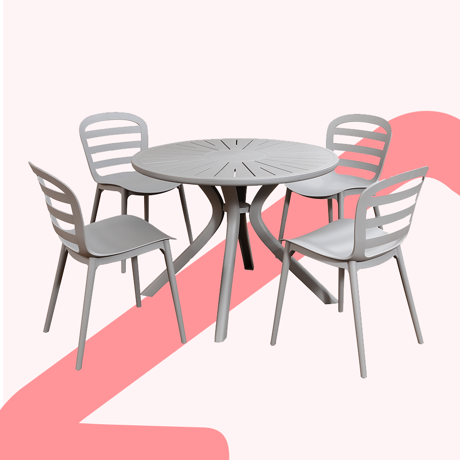 Solaria 4 Seater Outdoor Dining Set