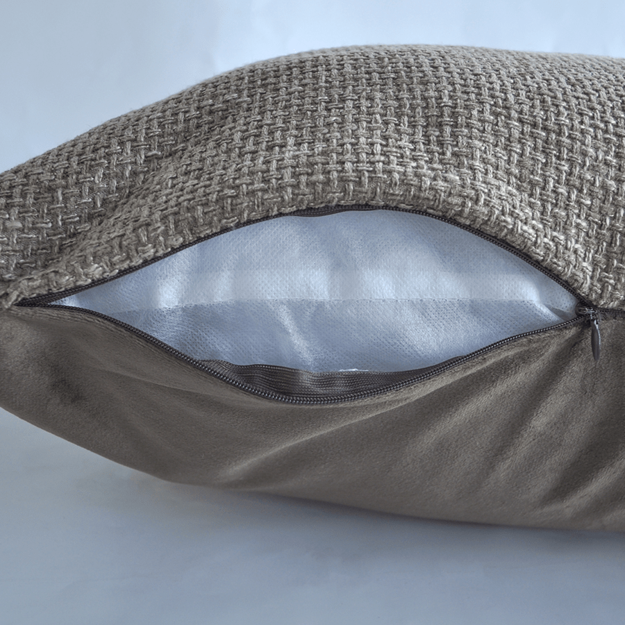 Sonu Khaki Chenille Floor Pillowcase Sonu Khaki Chenille Floor Pillowcase Mandaue Foam