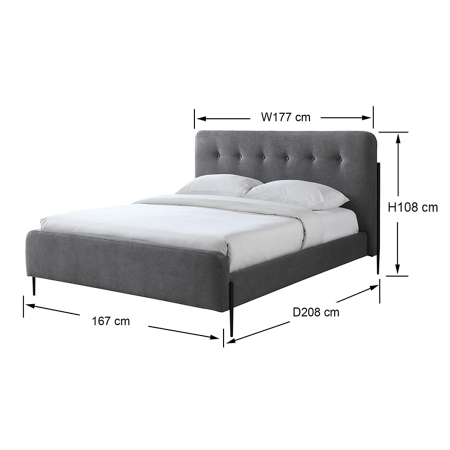 #size_Queen Bed 60x75