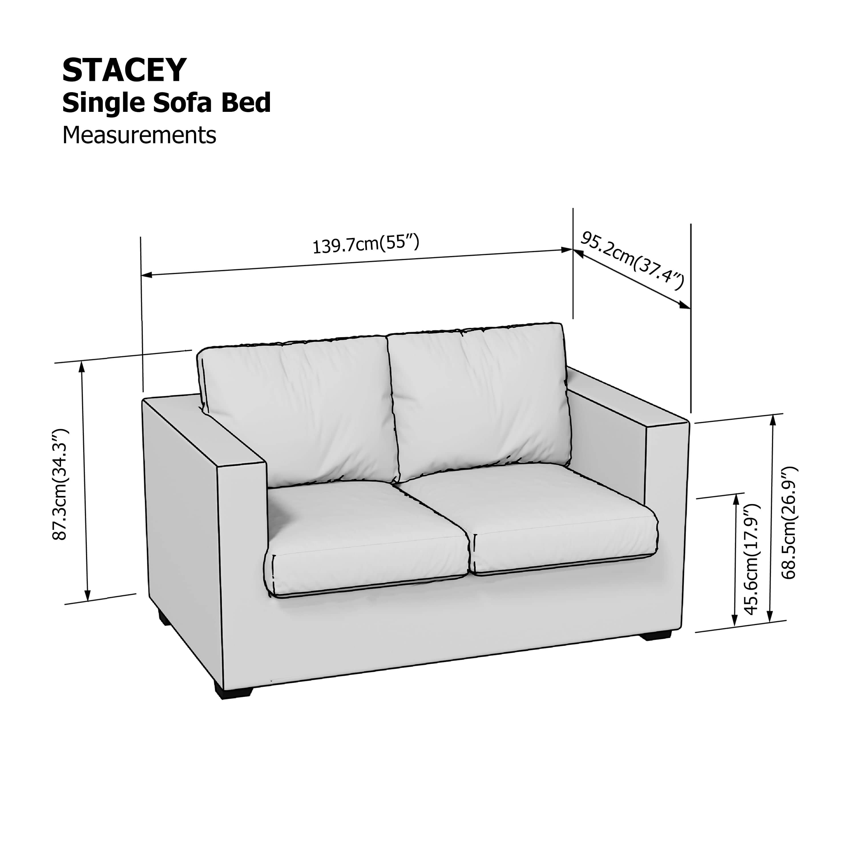 Stacey Single Sofa Bed