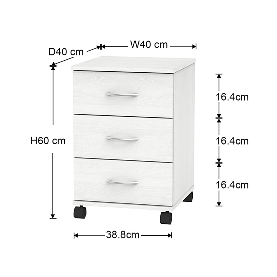 Starki 3 Drawer Mobile Cabinet Starki 3 Drawer Mobile Cabinet Mandaue Foam