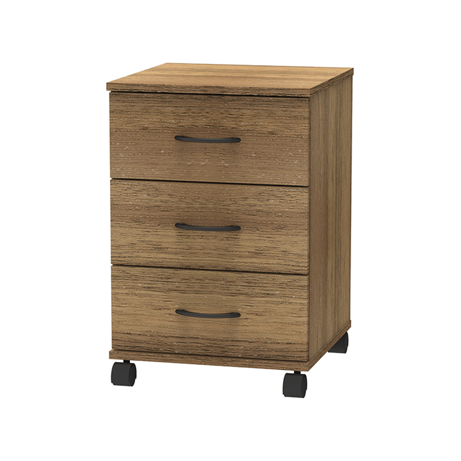 Starki 3 Drawer Mobile Cabinet Starki 3 Drawer Mobile Cabinet Walnut Mandaue Foam